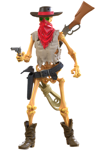 Epic H.A.C.K.S. Action Figure: The Outlaw Skeleton