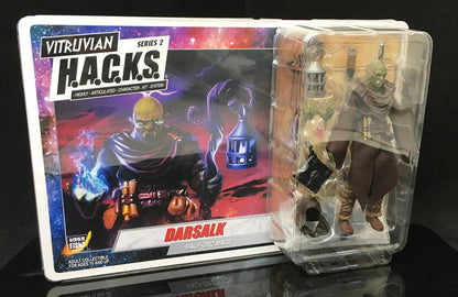 Vitruvian H.A.C.K.S. Action Figure: Darsalk - Orc Mage