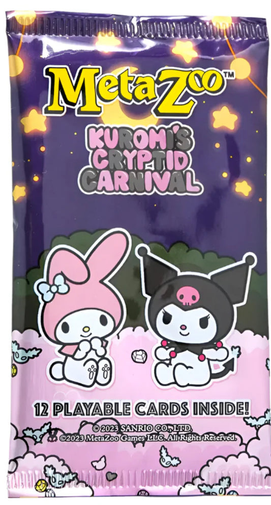MetaZoo TCG Kuromi’s Crytpid Carnival booster pack