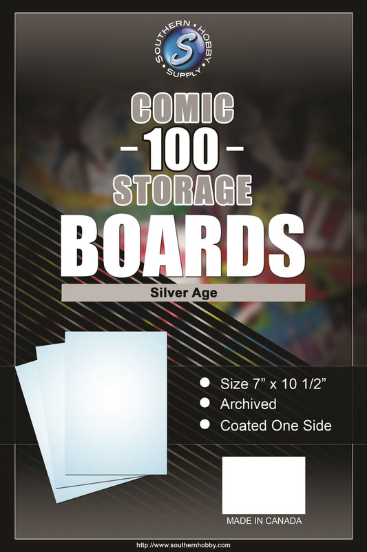 Southern Hobby Silver Storage Boards (100 pack)
