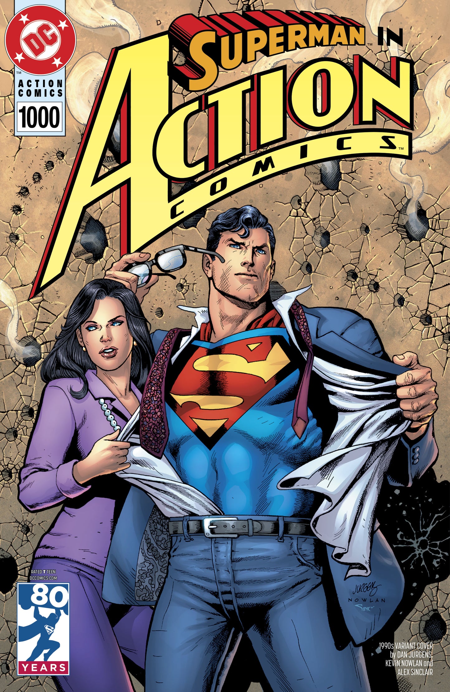 Action Comics (2016) #1000 1990s Variant