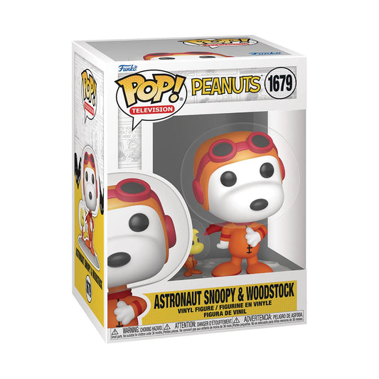 Pop Television #1679 Peanuts Astronaut Snoopy & Woodstock