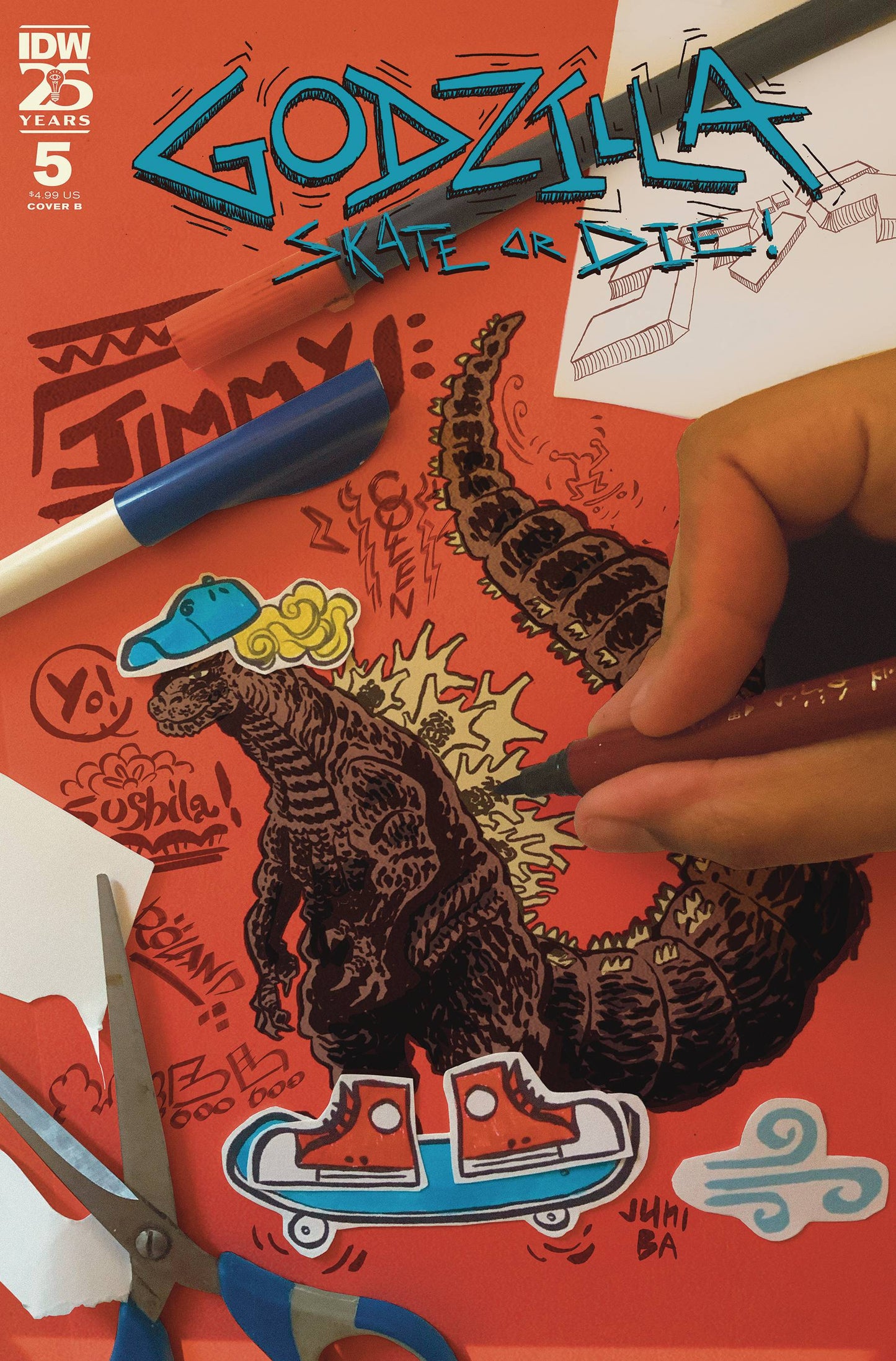 Godzilla: Skate Or Die (2024) #5 Variant B (Ba)