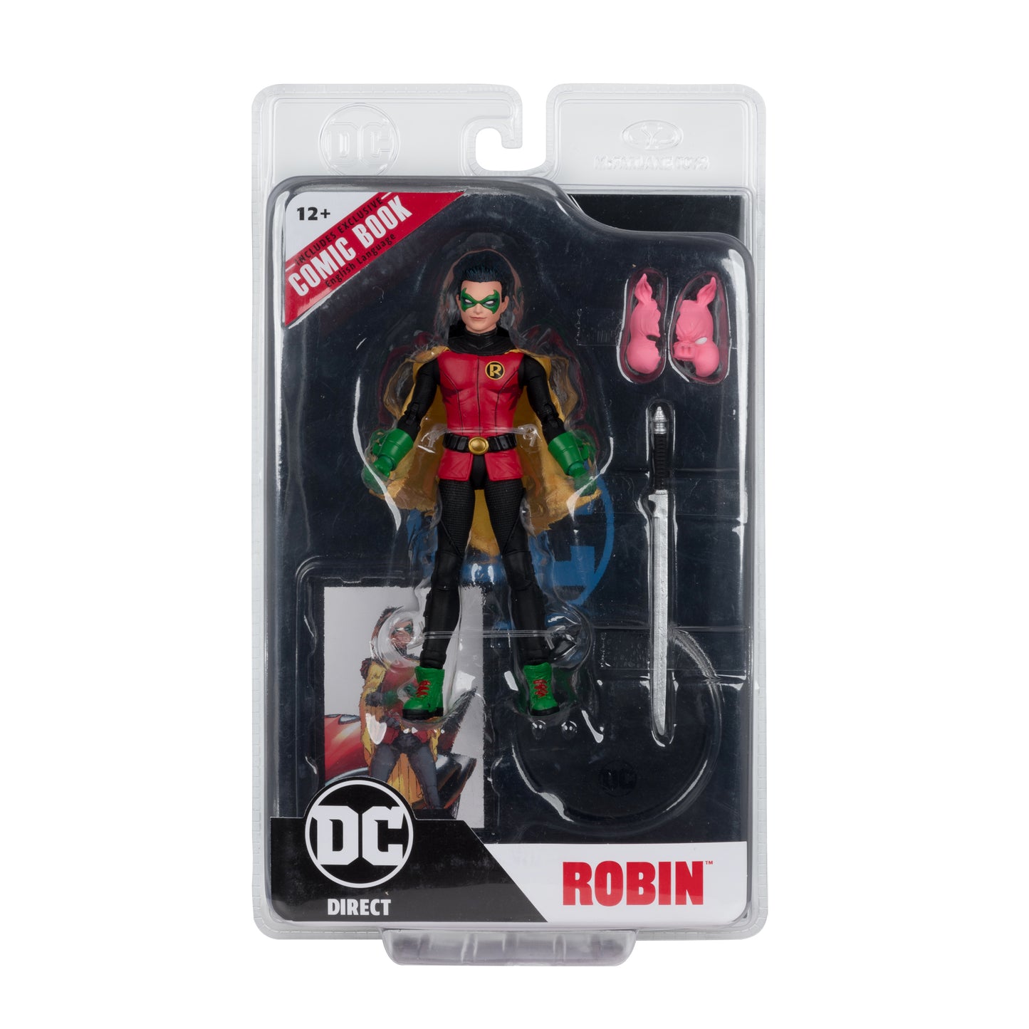 DC DIRECT 7IN WV6 ROBIN DAMIAN WAYNE AF W/COMIC