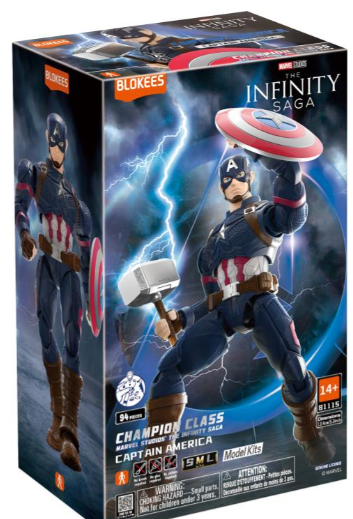 Blokees Champion Class Marvel Captain America