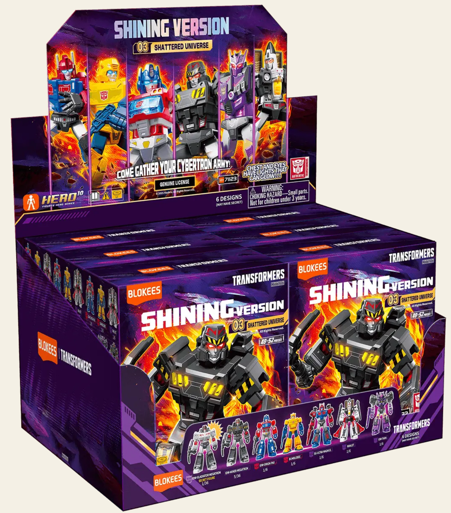 Blokees Transformers - Shining Version 03 : Shattered Universe - FULL CASE