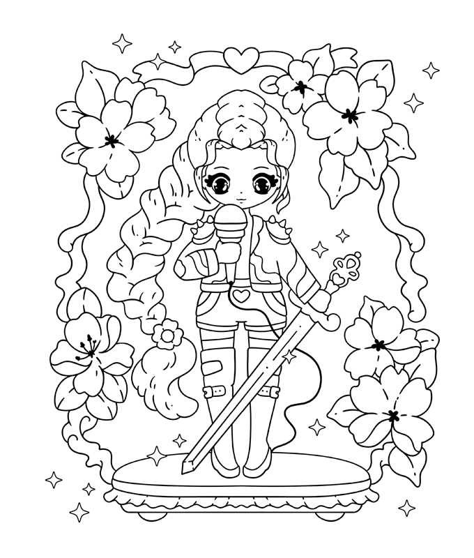 Unofficial Coloring Book for Fans of KPop Demon Hunters