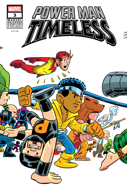 Power Man: Timeless (2025) #3 Chris Giarrusso Marvel Universe Connecting Wrap Variant J