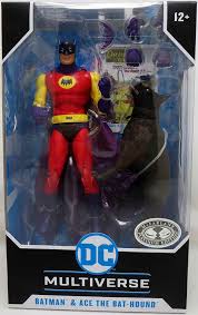 DC Multiverse 7in 1950s Batman & Ace Action Figure (Zurr-En-Arr Platinum)