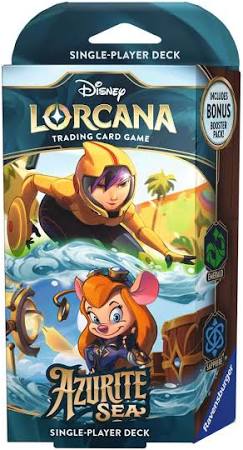 Lorcana Trading Card Game: Azurite Sea Single-Player Deck